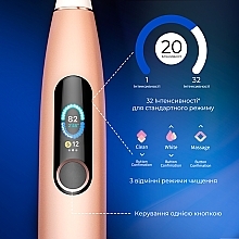 Умная зубная щетка Oclean X Pro Pink - Oclean X Pro Sakura Pink (OLED) (Global) — фото N9