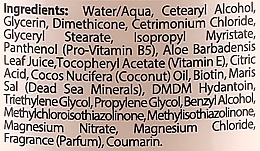 Кондиціонер для волосся з кокосом і біотином та мінералами Мертвого моря - Dead Sea Collection Coconut & Biotin Conditioner — фото N2