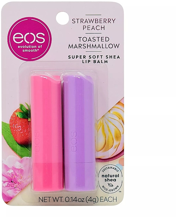 Бальзам для губ у стіку - EOS Smooth Stick Lip Balm Strawberry Marshmallow