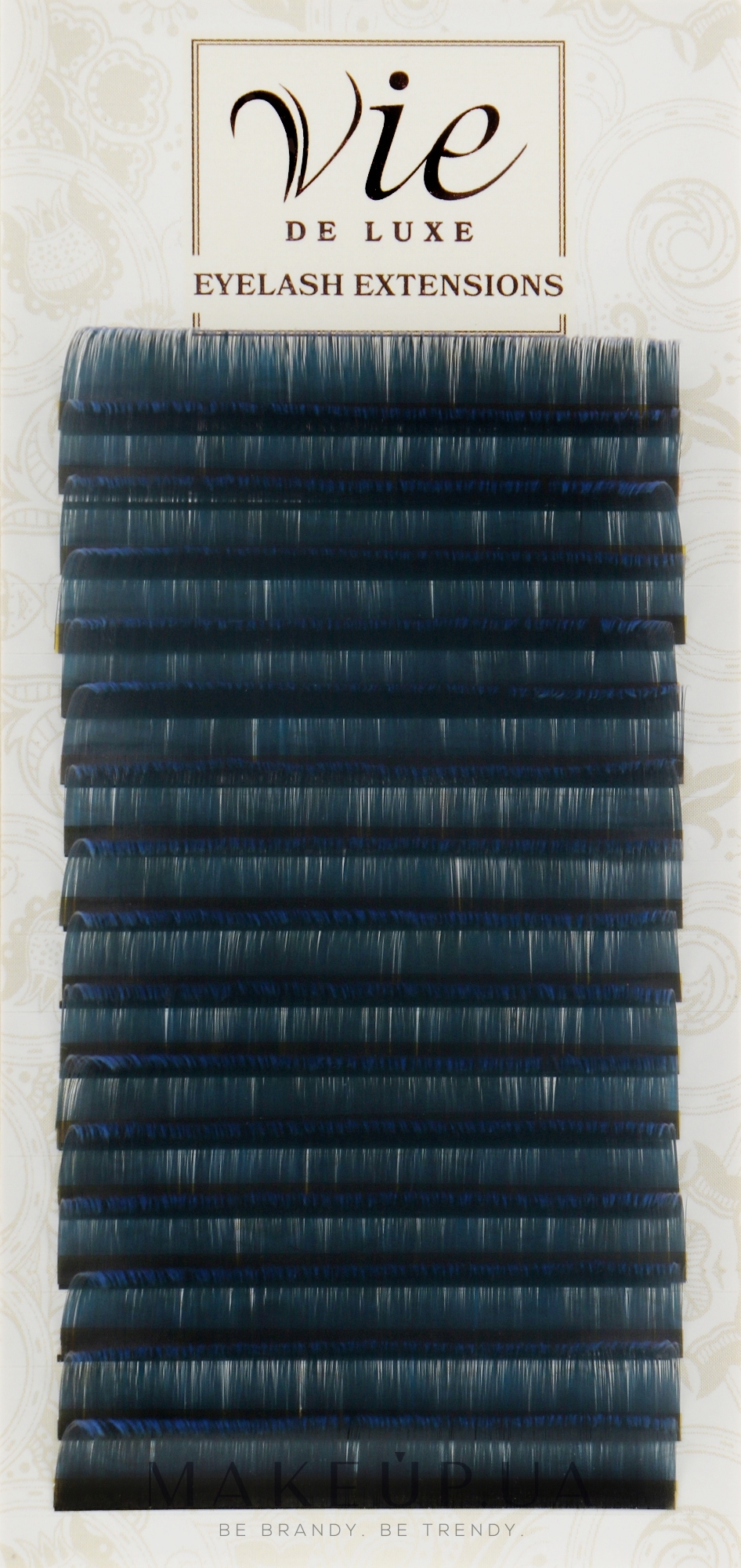 Ресницы в ленте черно-синие B 0,07/12 - Vie de Luxe — фото 1уп