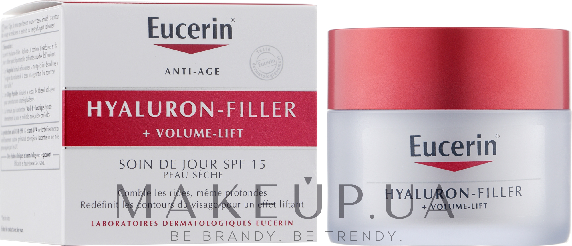 Дневной крем для сухой кожи - Eucerin Hyaluron-Filler+Volume-Lift Day Cream SPF15 — фото 50ml