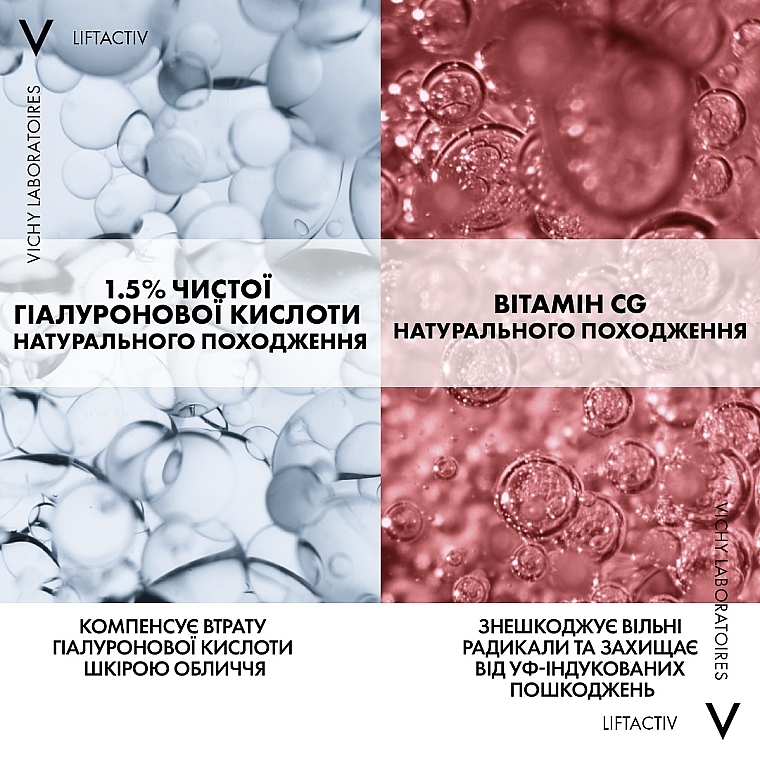 Антивікова сироватка з гіалуроновою кислотою для скорочення зморщок і відновлення пружності шкіри - Vichy Liftactiv Supreme H.A. Epidermic Filler — фото N8