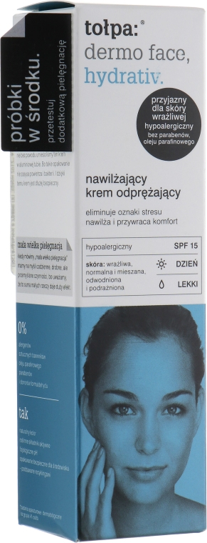 Легкий увлажняющий крем для лица - Tolpa Dermo Face Hydrativ Light Moisturizer Relaxing Cream — фото N6