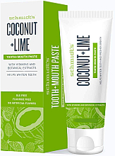 Духи, Парфюмерия, косметика Зубная паста - Schmidt's Coconut Lime Toothpaste