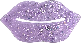 Гідрогелевий патч для губ із блискітками - IDC Institute Glitter Hydrogel Lips Pad Purple — фото N2