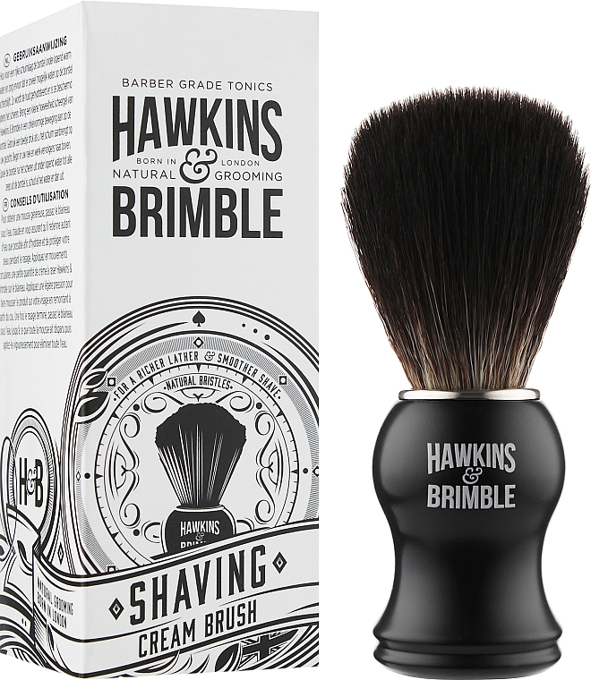 Помазок для бритья с синтетической щетиной - Hawkins & Brimble Synthetic Shaving Brush — фото N2