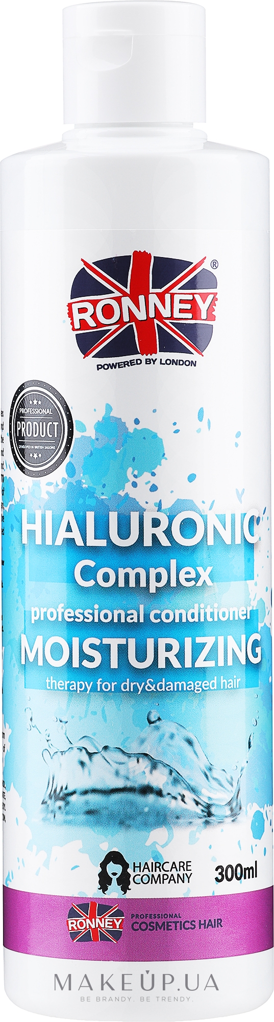 Кондиціонер для волосся - Ronney Professional Hialuronic Complex Moinsturizing Conditioner — фото 300ml