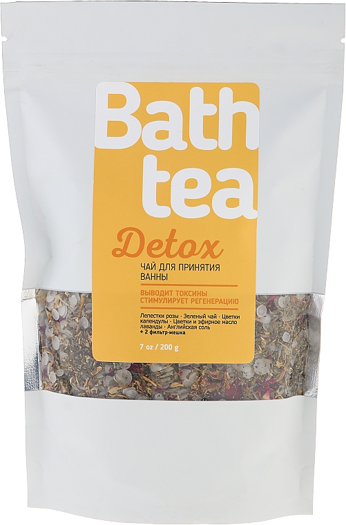 Чай для принятия ванны - Body Love Bath Tea Detox — фото N1