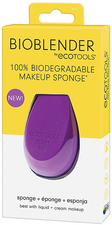 Спонж для макияжа, фиолетовый - EcoTools BioBlender