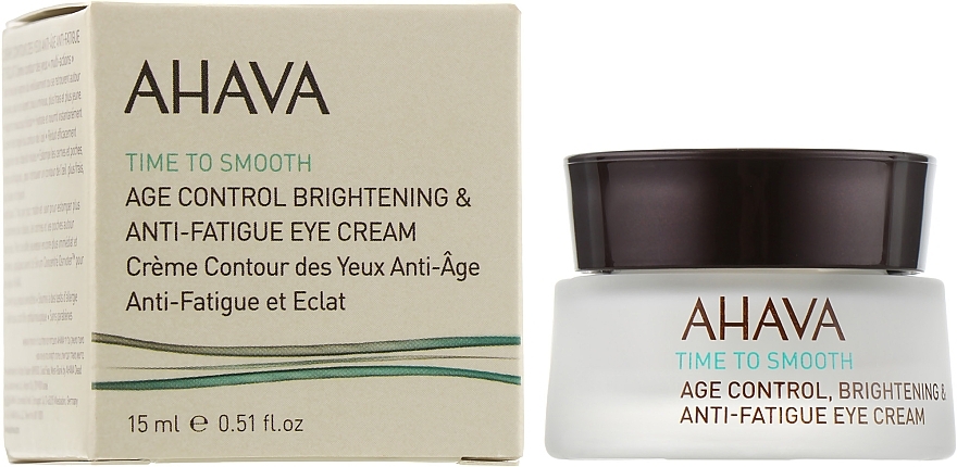 УЦЕНКА Антивозрастной осветляющий крем для кожи вокруг глаз - Ahava Age Control Brightening & Anti-Fatigue Eye Cream * — фото N1