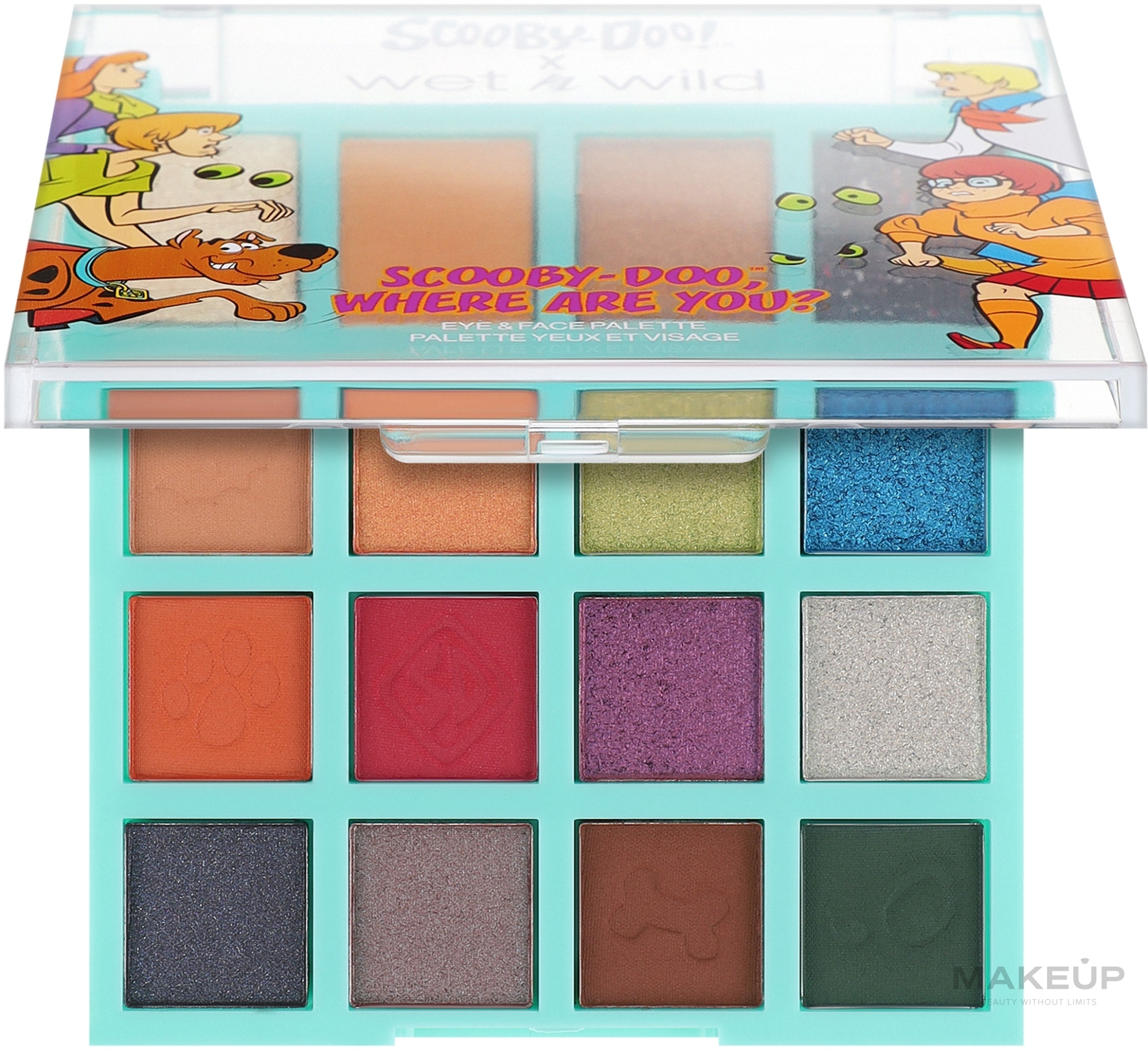 Палетка для макияжа глаз и лица - Wet N Wild x Scooby Doo Where are You? Eye & Face Palette — фото 15g