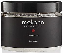 Духи, Парфюмерия, косметика Соль для ванн "Клюква" - Mokann Cosmetics Cranberry Salt