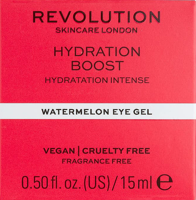 Увлажняющий гель для кожи вокруг глаз с арбузом - Revolution Skincare Hydration Boost Watermelon Eye Gel — фото N2