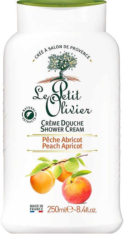 Крем для душу "Персик і Абрикоса" - Le Petit Olivier Shower Cream