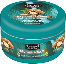 Парфумерія, косметика Маска для волосся з аргановою олією - Dermokil Argan And Herbal Keratan Natural Hair Mask