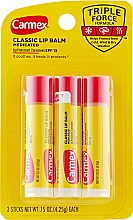 Духи, Парфюмерия, косметика Набор - Carmex (l/balm/3*4.25 g)