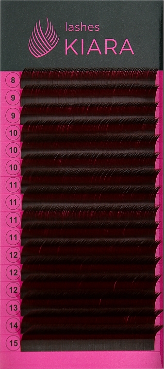 Ресницы для наращивания M 0,10 (8-15 mm) - Kiara Lashes — фото N1