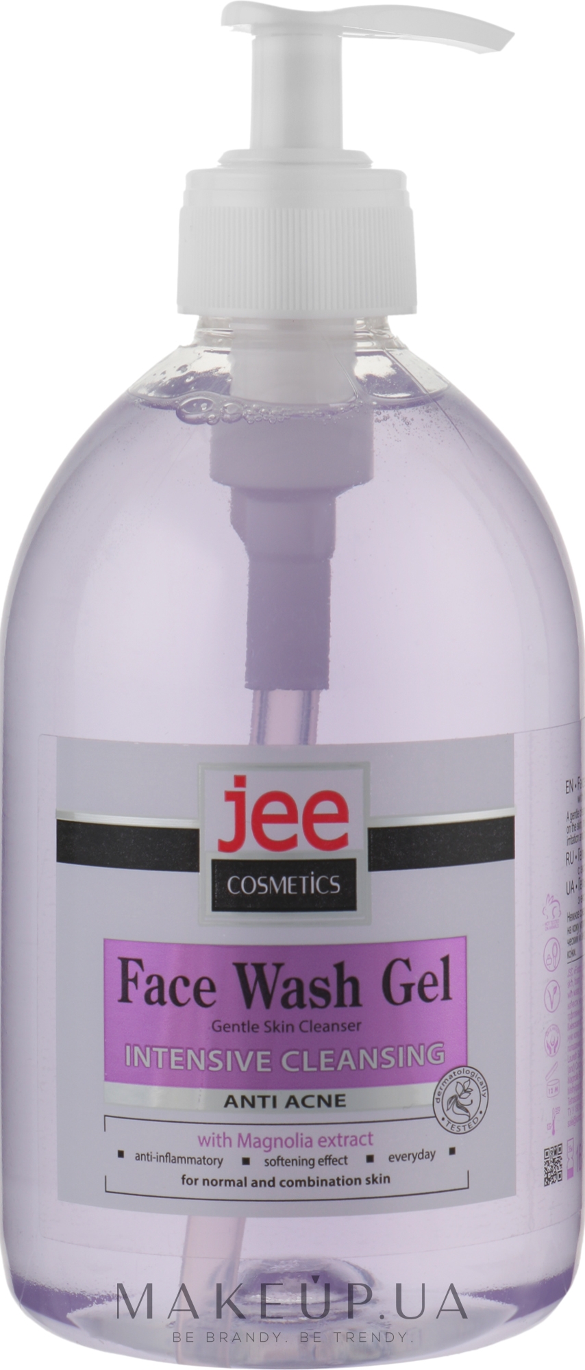 Интенсивно очищающий гель для умывания "Магнолия" - Jee Cosmetics Face Wash Gel Intensive Clensing — фото 500ml