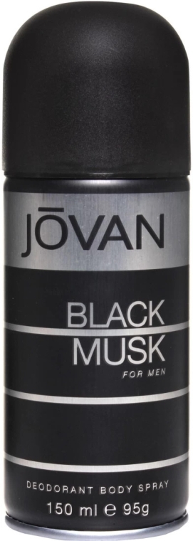 Jovan Black Musk For Men - Дезодорант — фото N1