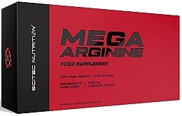 Предтренировочная пищевая добавка - Scitec Nutrition Mega Arginine — фото N2