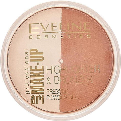 Двойная пудра - Eveline Cosmetics Art. Professional Make-Up Glam — фото N3