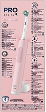 Електрична зубна щітка, рожева - Oral-B Pro Series 3 Cross Action Electric Toothbrush Pink — фото N4