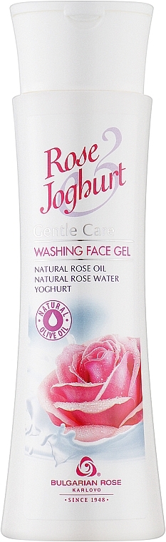 Очищающий гель для лица - Bulgarian Rose Rose Joghurt Gentle Care Washing Face Gel — фото N1