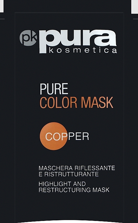 Тонувальна маска для волосся - Pura Kosmetica Pure Color Mask (пробник) — фото N1