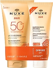 Парфумерія, косметика Набір - Nuxe Sun Set Summer Protection (lot/150ml + shmp/100ml)