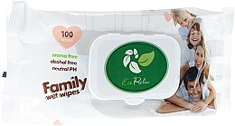 Парфумерія, косметика Серветки вологі для усієї сім'ї - EcoRelax Family Wet Wipes