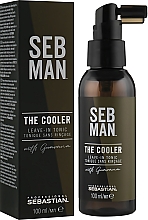 Освежающий тоник для волос - Sebastian Seb Man The Cooler Leave-In Tonic — фото N2