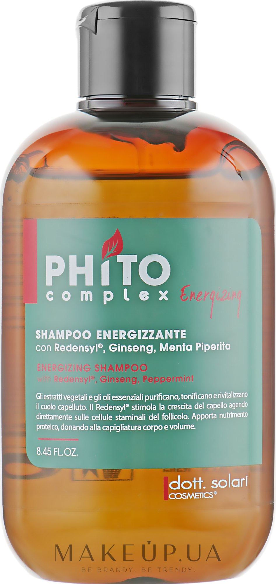 Енергетичний шампунь - Dott. Solari Phito Complex Energizing Shampoo — фото 250ml