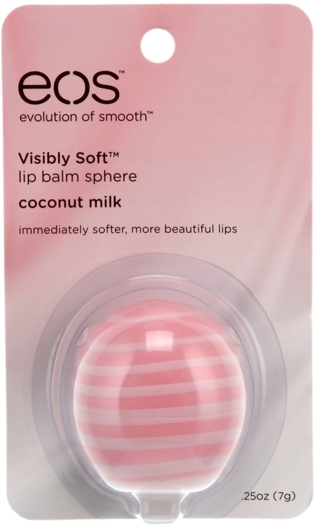 Бальзам для губ - EOS Smooth Sphere Lip Balm Coconut Milk — фото N4