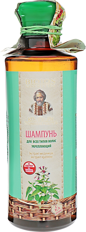 Шампунь для всех типов волос "Укрепляющий" - Bioton Cosmetics