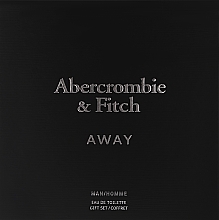 Abercrombie & Fitch Away Man - Набор (edt/100ml + edt/15ml + h&b wash/200ml) — фото N2