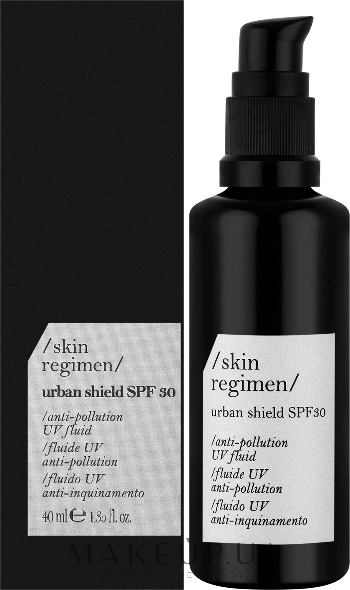 Флюид с защитой от ультрафиолета и загрязнений - Comfort Zone Skin Regimen Urban Shield SPF 30 — фото 40ml