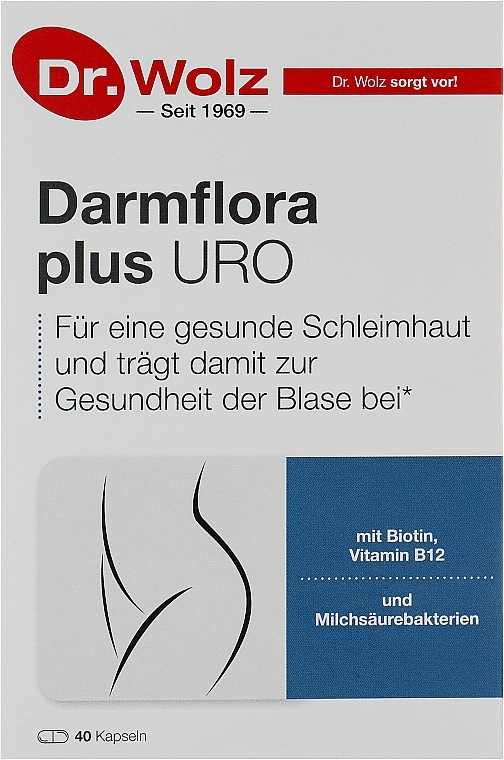 Пробиотик "Здоровье урогенитального тракта" - Dr.Wolz Darmflora Plus URO — фото N1