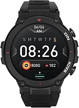 Парфумерія, косметика Смартгодинник для чоловіків, чорний - Garett Smartwatch GRS