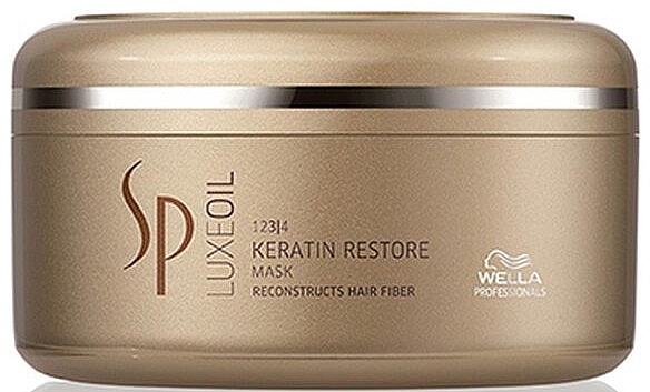 Маска для восстановления кератина волоса - Wella SP Luxe Oil Keratin Restore Mask