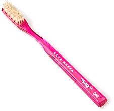 Зубная щетка, розовая - Acca Kappa Medium Pure Bristle Toothbrush Model 568 — фото N1