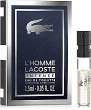 Духи, Парфюмерия, косметика Lacoste L'Homme Intense - Туалетная вода (пробник)