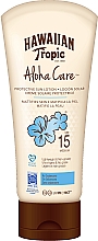 Солнцезащитный лосьон для тела - Hawaiian Tropic Aloha Care Protective Sun Lotion Mattifies Skin SPF 15 — фото N1