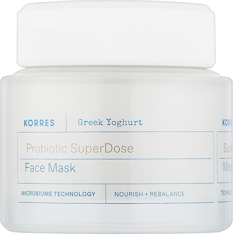 Маска для обличчя з пробіотиками - Korres Greek Yoghurt Probiotic Super Dose Face Mask