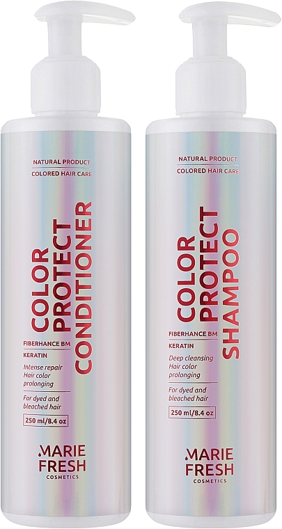Набор - Marie Fresh Cosmetics Color Protect (shmp/250ml + cond/250ml) — фото N5