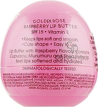 Бальзам-масло для губ, малина - Golden Rose Lip Butter SPF15 Raspberry — фото N1