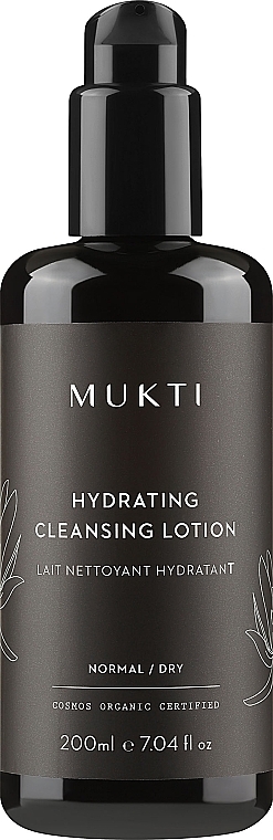 Зволожувальний очищувальний лосьйон для обличчя - Mukti Organics Hydrating Cleansing Lotion — фото N1