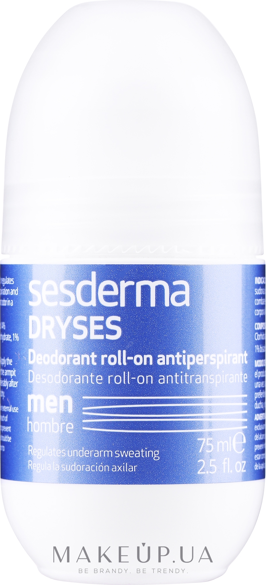 Кульковий дезодорант для чоловіків - SesDerma Laboratories Dryses Deodorant for Men — фото 75ml