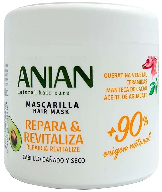 Маска для волос - Anian Natural Repair & Revitalize Hair Mask — фото N2