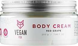 Духи, Парфюмерия, косметика Крем для тела "Красный виноград" - Vegan Fox Red Grape Body Cream