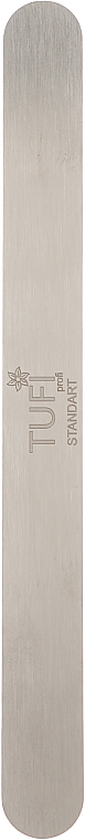 Металлическая пилка-основа для маникюра 16/182 мм - Tufi Profi Standart — фото N1